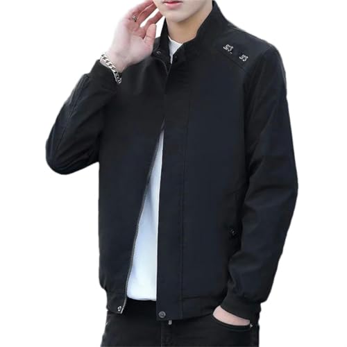 JXQXHCFS Herren Jacke Frühling Koreanische Sport Top Casual Baseball Herren Mantel Kleidung BK001 XXS von JXQXHCFS