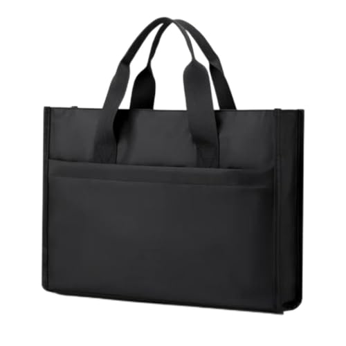 JXXUIRUIEEN Business-Handheld-Aktentasche mit großer Kapazität für den Transport von Papierdateien(Black) von JXXUIRUIEEN