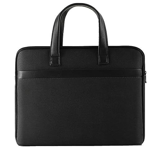 JXXUIRUIEEN Business Oxford-Stoff-Handaktentasche mit Reißverschluss für den Transport von Papierdateien von JXXUIRUIEEN