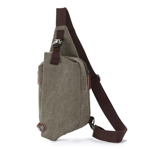 JXXUIRUIEEN Canvas Brusttasche Tragbare kleine Tasche für Frauen Männer(Colour 2) von JXXUIRUIEEN