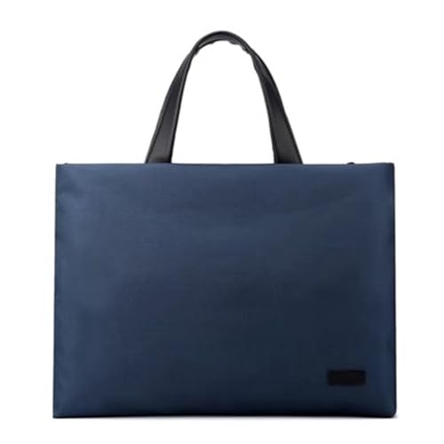 JXXUIRUIEEN Einfache Freizeit Große Kapazität Dokument Tasche Stoff Tasche für den Transport von Papierdateien(Blau) von JXXUIRUIEEN