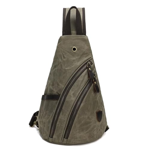JXXUIRUIEEN Retro-Brusttasche aus Canvas for Herren für Frauen Männer(Colour 3) von JXXUIRUIEEN
