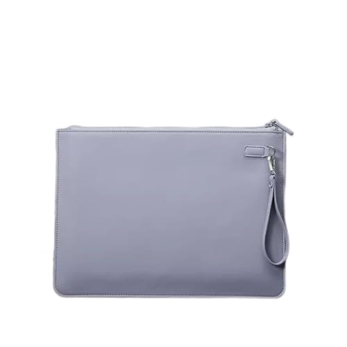 JXXUIRUIEEN Tragbare Aktentasche aus Leder for Dokumente für den Transport von Papierdateien(Grey) von JXXUIRUIEEN