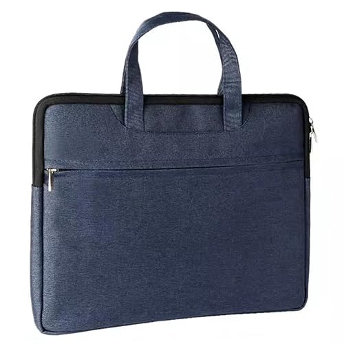 JXXUIRUIEEN Tragbare Konferenz-Tragetasche aus Canvas for Herren für den Transport von Papierdateien(Blau) von JXXUIRUIEEN
