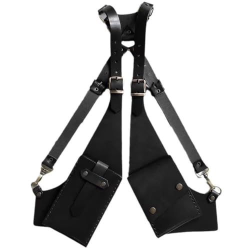 JXXUIRUIEEN Versteckte Pack Rucksack Retro-Umhängetasche aus Leder for Männer und Frauen(Colour 1) von JXXUIRUIEEN