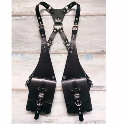 JXXUIRUIEEN Versteckte Pack Rucksack Retro verstellbare Steampunk Hosenträger Unterarmtasche(Color 3) von JXXUIRUIEEN