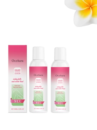 Body Haarentfernung Schaum, Body Hair Removal Foam, Haarentfernungsschaum Gesicht Für Die Haut Ohne Rasur Für Frauen Und MäNner - Keine Hautreizung Für Arme, Achseln (Zwei Stück) von JXpxbao
