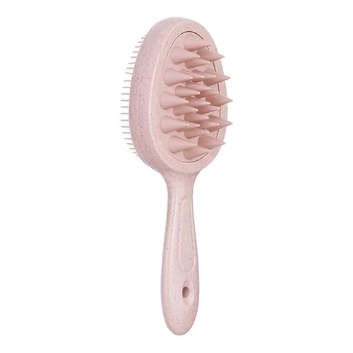 Haarbürste Ohne Ziepen Für Damen Und Herren-Entwirrbürste Auch Für Locken & Lange Haare-Profi Detangler-Bürste-Doppelseitig Modischer Stylingkamm Massage Spiralfeder Haarbürsten (orange) von JXpxbao