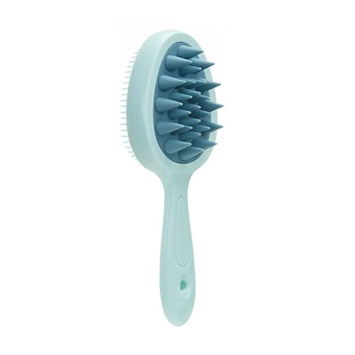 Haarbürste Ohne Ziepen Für Damen Und Herren-Entwirrbürste Auch Für Locken & Lange Haare-Profi Detangler-Bürste-Doppelseitig Modischer Stylingkamm Massage Spiralfeder Haarbürsten (Doppelgrünes ABS) von JXpxbao