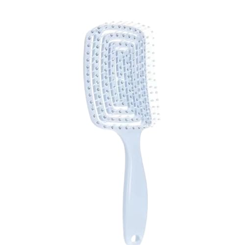 Haarbürste Ohne Ziepen Für Damen Und Herren - Entwirrbürste Auch Für Locken & Lange Haare - Profi Detangler-Bürste -Modischer Stylingkamm Massage Spiralfeder Haarbürsten (Farbe-6) von JXpxbao