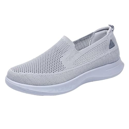 JXpxbao Canvas Herren - Slip on Schuhe - Mokassin Stil (Grau,40) von JXpxbao