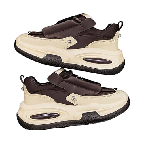 JXpxbao Chunky Sneakers Für Herren – Herren Athleisure Freizeitschuhe (Braun,42) von JXpxbao