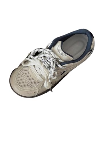 JXpxbao Chunky Turnschuhe Für Damen, Modische Plateau-Lässige Schuhe, Bequeme Keilabsatz Sneaker (35,Blau) von JXpxbao