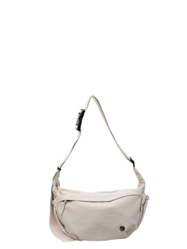 JXpxbao Crossbody Moon Bag | Halbmond Handtasche Wasserabweisend | Stylische Umhängetasche mit verstellbarem Gurt (Beige) von JXpxbao