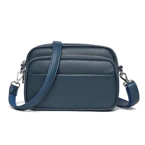 JXpxbao Damen Handtasche Schultertasche Crossbody Bag Damen Klein Gesteppt Handtasche Geldbörse (blau) von JXpxbao