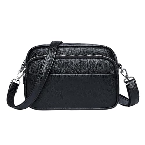 JXpxbao Damen Handtasche Schultertasche Crossbody Bag Damen Klein Gesteppt Handtasche Geldbörse (schwarz) von JXpxbao