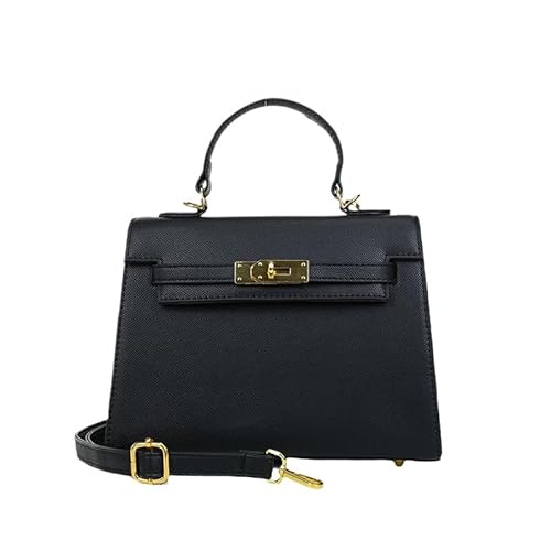 JXpxbao Damen Handtasche Umhängetasche Henkeltasche Schultertasche (Schwarz) von JXpxbao