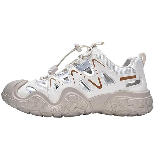 JXpxbao Damen Wanderschuhe rutschfest Wasserdicht Leicht Outdoorschuhe Trekkingschuhe Atmungsaktiv Hiking Wanderhalbschuhe Wander Schuhe Traillaufschuhe Turnschuhe (Khaki,39) von JXpxbao