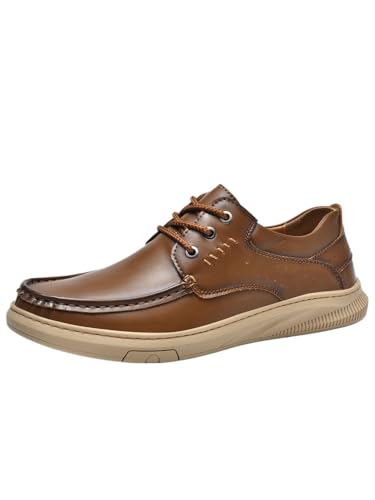 JXpxbao EHerrenschuhe Klassische Loafers Slipper Freizeitschuhe Business Casual Lederschuhe (40,Braun 2) von JXpxbao