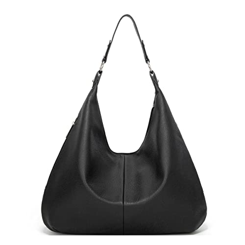 JXpxbao Handtaschen Damen Lederimitat Umhängetasche Designer Taschen Hobo Taschen groß Mit Quasten (schwarz) von JXpxbao