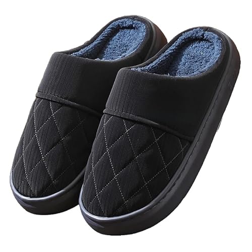 JXpxbao Hausschuhe Herren Winter.hausschuhe Herren Winter.winter-baumwollschuhe.winter-baumwollschuhe.herren Bequeme Baumwolle Hauspuschen.baumwollschuhe (Cyan,38) von JXpxbao
