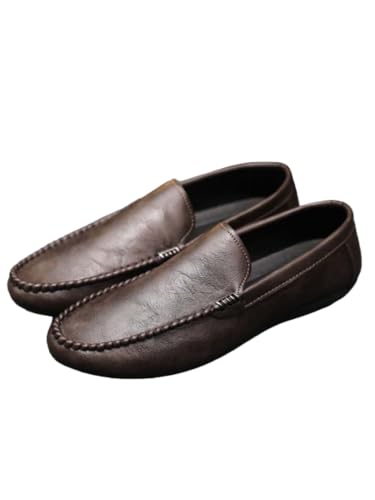 JXpxbao Herren-Anzugschuhe Klassische Schnürschuhe Mit Halbhohem Schaft Für Den Geschäftsalltag (Braun,42) von JXpxbao