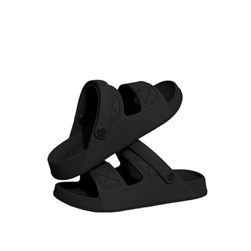 Herren-Hausschuhe Clogs Für Herren Im Sommer, rutschfeste Und Eva Outdoor Sandalen Strandschuhe (schwarz,38) von JXpxbao