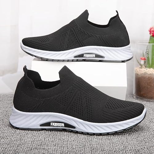JXpxbao Herren Klassische Mokassins Flache Slipper Slip on Penny Loafer Weich Komfort Schuhe Bootsschuhe Atmungsaktiv Sportschuhe Freizeitschuhe (43,schwarz) von JXpxbao