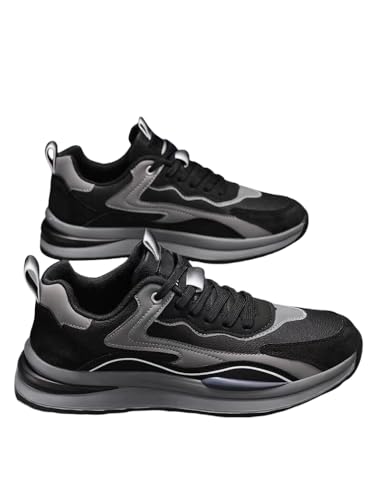 JXpxbao Herren-Laufschuhe, Modische Sneaker, Freestyle-Casual-Sneaker (40,Schwarz) von JXpxbao