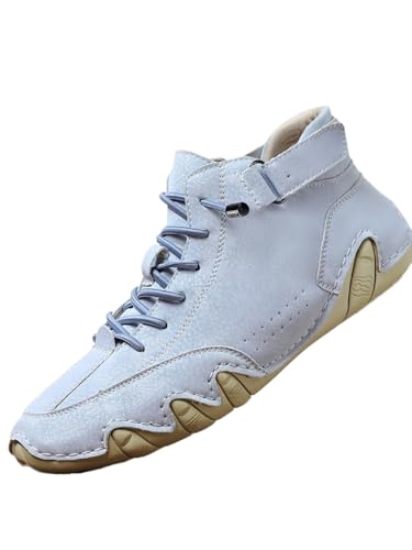 JXpxbao Herren Laufschuhe Mode High Top Sneakers Freestyle Hi-Top Lässig Sportschuhe Wanderschuhe Hoch Turnschuhe Freizeitschuhe Fitness Hohe Schuhe (37,Himmelblau) von JXpxbao