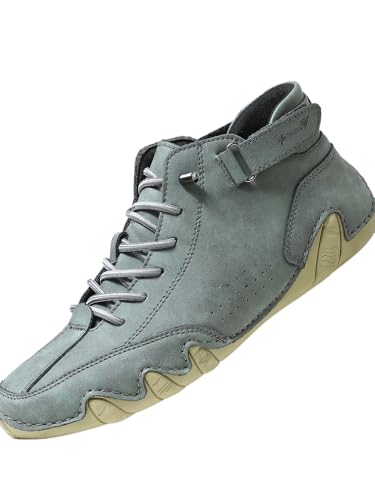 JXpxbao Herren Laufschuhe Mode High Top Sneakers Freestyle Hi-Top Lässig Sportschuhe Wanderschuhe Hoch Turnschuhe Freizeitschuhe Fitness Hohe Schuhe (47,Grün) von JXpxbao