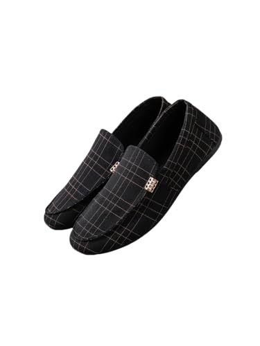 JXpxbao Herren-Loafer, modische Herrenschuhe und Party-Loafer,Smoking-Loafer (Schwarz 2,39) von JXpxbao