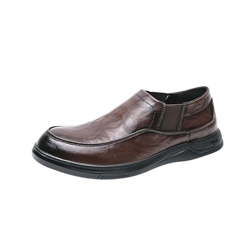 JXpxbao Herren Mokassin Anzugschuhe Slipper (Braun,38) von JXpxbao