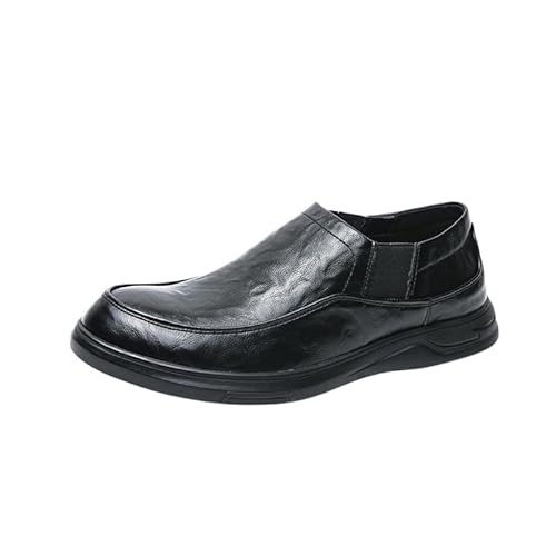 JXpxbao Herren Mokassin Anzugschuhe Slipper (Schwarz,41) von JXpxbao