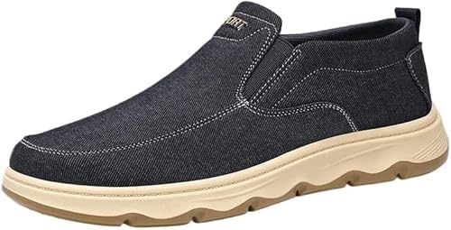 JXpxbao Herren Slip on Loafers Leichte Freizeitschuhe Bequeme Bootsschuhe Outdoor-Fahrschuhe (Grau,41) von JXpxbao