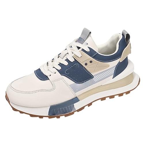 JXpxbao Herren Sneakers Freizeitschuhe Schuhe Wanderschuhe Laufschuhe Wanderschuhe Laufschuhe Leichtgewicht Outdoor Gemütlich Größe 39-44 (Blau,40) von JXpxbao