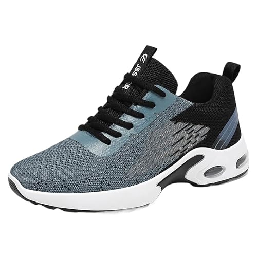 JXpxbao Herren Turnschuhe Atmungsaktive Sportschuhe Freizeit Joggingschuhe Outdoor Straßenlaufschuhe Bequeme Walking Schuhe Für Breite Füße (blau,39) von JXpxbao