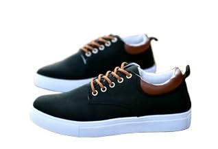 JXpxbao Herrenschuhe Freizeitschuhe Bequeme und Weiche Sneaker Business Schuhe (41,schwarz) von JXpxbao