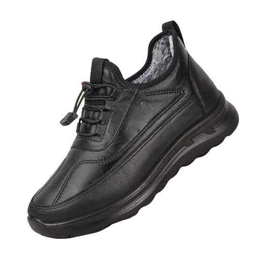 JXpxbao Isolierte Winterstiefel Für Herren Wasserdichte Wanderstiefel Schneestiefel Winterwanderstiefel Für Herren Schnürstiefel Rutschfeste Outdoor-Schuhe (44,Kaffeefarbe) von JXpxbao