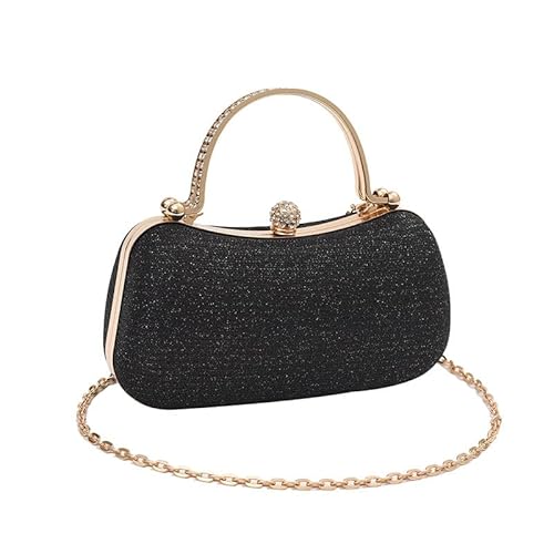 JXpxbao Kristall Handtaschen Und Clutches Für Damen Formale Braut Clutch Tasche Strass Party Handtasche Hochzeit (schwarz) von JXpxbao