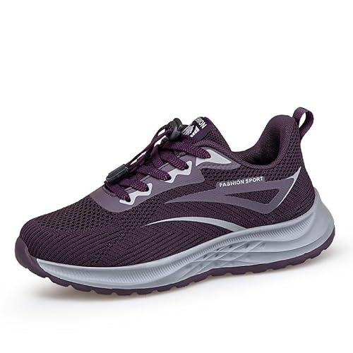 JXpxbao Laufschuhe Herren Damen Turnschuhe Sportschuhe Herren Turnschuhe Running Fitness Sneaker Outdoors Straßenlaufschuhe Sports Running Walkingschuhe - Viele Farben (Dunkel-Lila,39) von JXpxbao