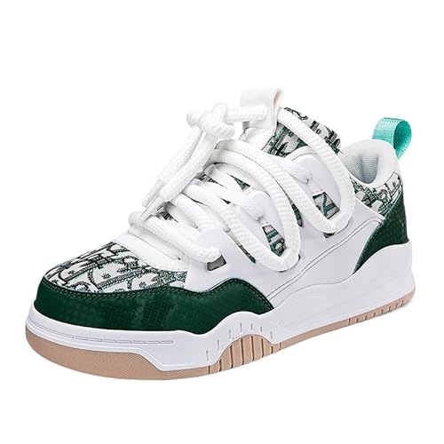 JXpxbao Laufschuhe Herren Damen Turnschuhe Sportschuhe Mit 2 Farben 36-46 (41,Weiß) von JXpxbao