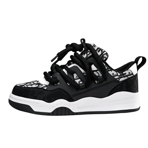 JXpxbao Laufschuhe Herren Damen Turnschuhe Sportschuhe Mit 2 Farben 36-46 (42,Schwarz) von JXpxbao