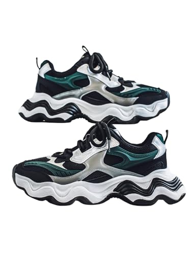 JXpxbao Laufschuhe Herren Extra Weite Sportschuhe Breite Fitnessschuhe Bequeme Sportschuhe Bei Plantarfasziitis Fußschmerzen (39,Schwarz) von JXpxbao