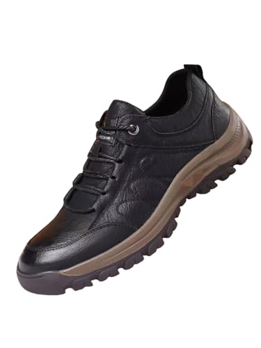 JXpxbao Leichte Outdoor-Wanderschuhe Für Herren, wasserdichte Und rutschfeste Bergschuhe, Sportschuhe Ultraleichte Sportschuhe, Geeignet Camping Wandern. (43,Schwarz) von JXpxbao