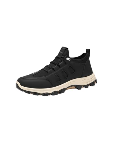 JXpxbao Leichte Outdoor-Wanderschuhe Für Herren, wasserdichte Und rutschfeste Bergschuhe, Sportschuhe Ultraleichte Sportschuhe, Geeignet Camping Wandern. (Schwarz,40) von JXpxbao