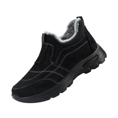 JXpxbao Orthopädische Schuhe Herren DamenWanderschuhe Unisex Zur Schmerzlinderung Hallux Valgus Ergonomischer Schuh (42,Schwarz) von JXpxbao