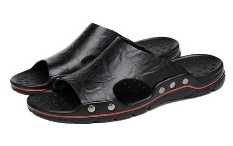 JXpxbao Outdoor Herren Sandalen Sandalen Sommer Wanderschuhe Strand Wandern Freizeitschuhe (schwarz,44) von JXpxbao