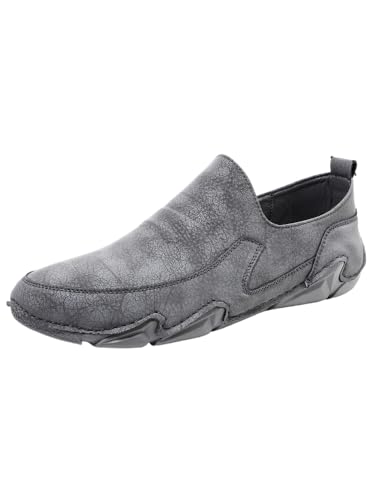 JXpxbao Retro Sneaker Herren Herren Laufschuhe Mode High Top Sneakers Freestyle Hi-Top Lässig Sportschuhe Wanderschuhe Hoch Turnschuhe Freizeitschuhe Fitness Hohe Schuhe (41,Grau) von JXpxbao
