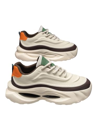 JXpxbao Sportschuhe Für Herren Laufschuhe Straßenlaufschuhe Outdoor-Sportschuhe Mit Guter Belüftung 39-43EU (Khaki,41) von JXpxbao